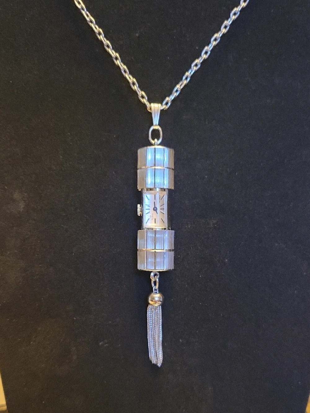 1960's Sliding Pendant Watch Rene Rochard RARE - Picture 1 of 12